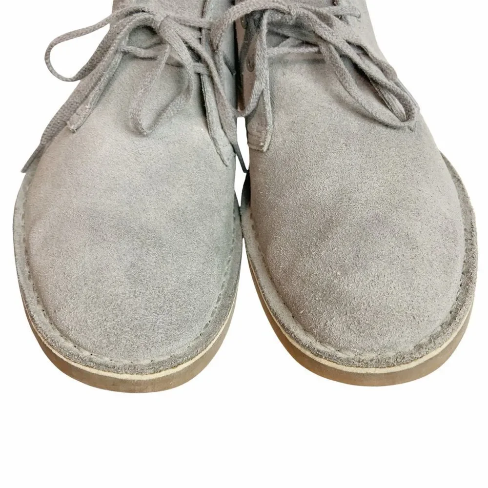 Clarks Gray Suede Chukka Boots